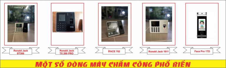 Một số dòng máy chấm công phổ biến